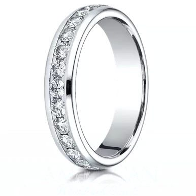 1.00ct. DiamondEternity band 4mm in 18k White gold