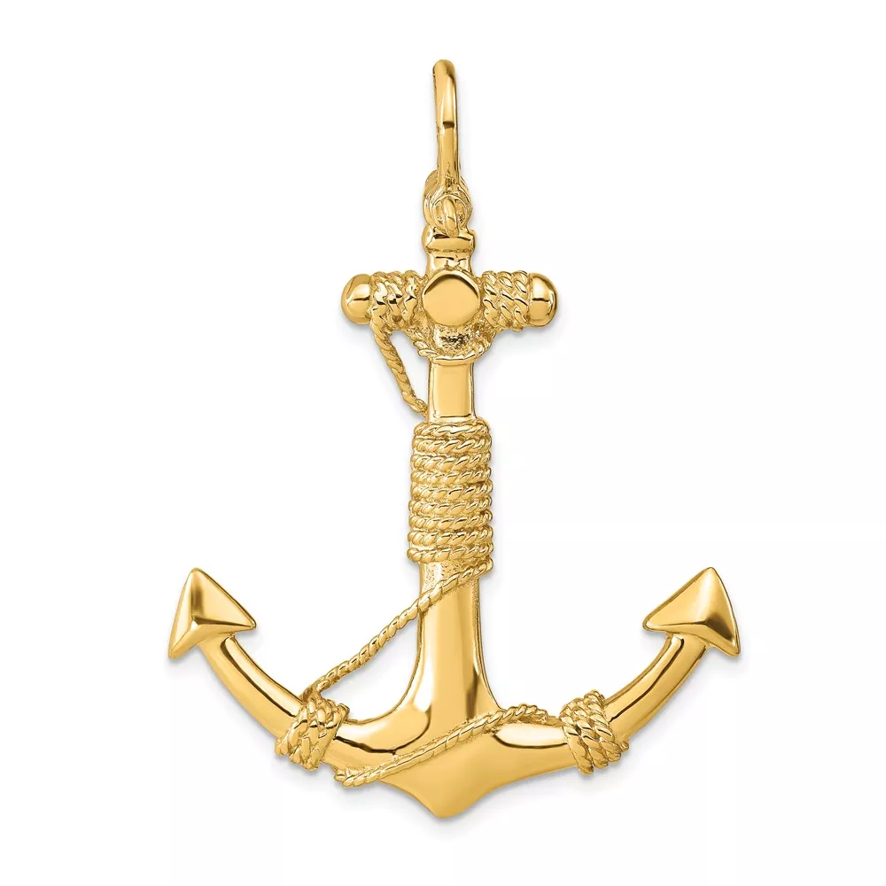 10K 3-D Solid Anchor with Rope Pendant
