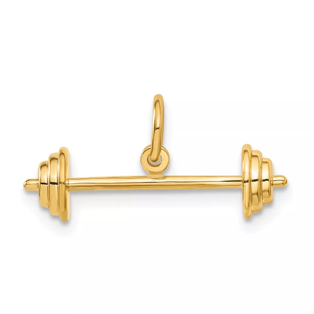 10k Barbell Charm