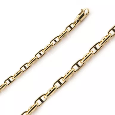 10K Gold 4.1mm Fancy Hand Made Chain 22 Inches