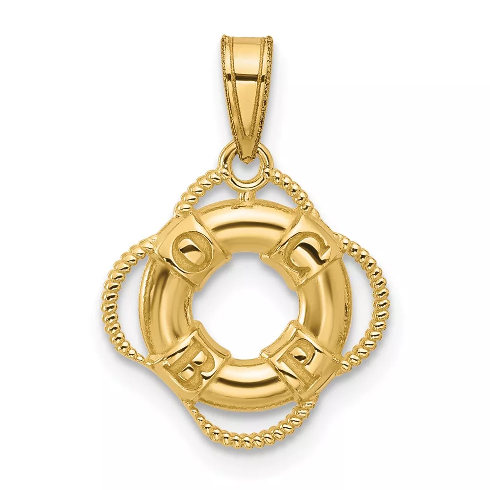 10K Life Preserver Charm