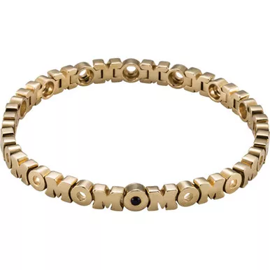 14K Yellow gold MOM Bracelet