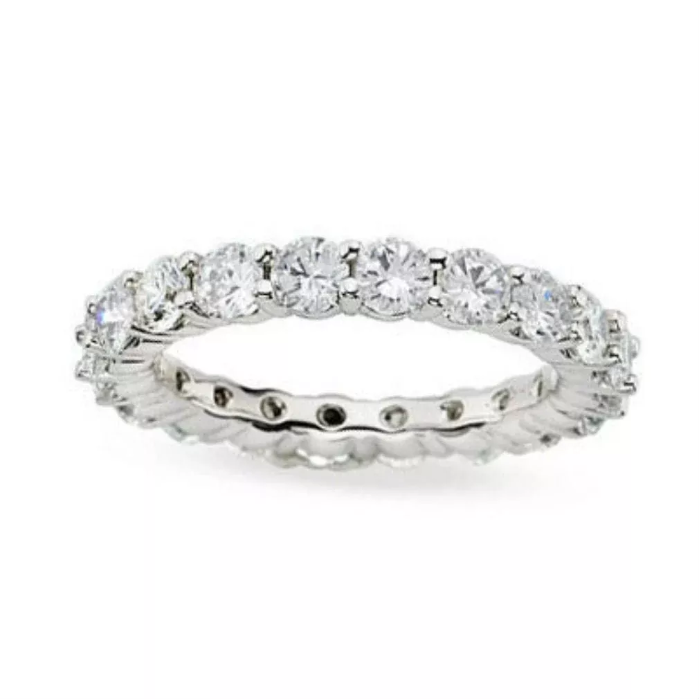 3 ct. tw. Diamond Eternity Band Ring 14K White Gold