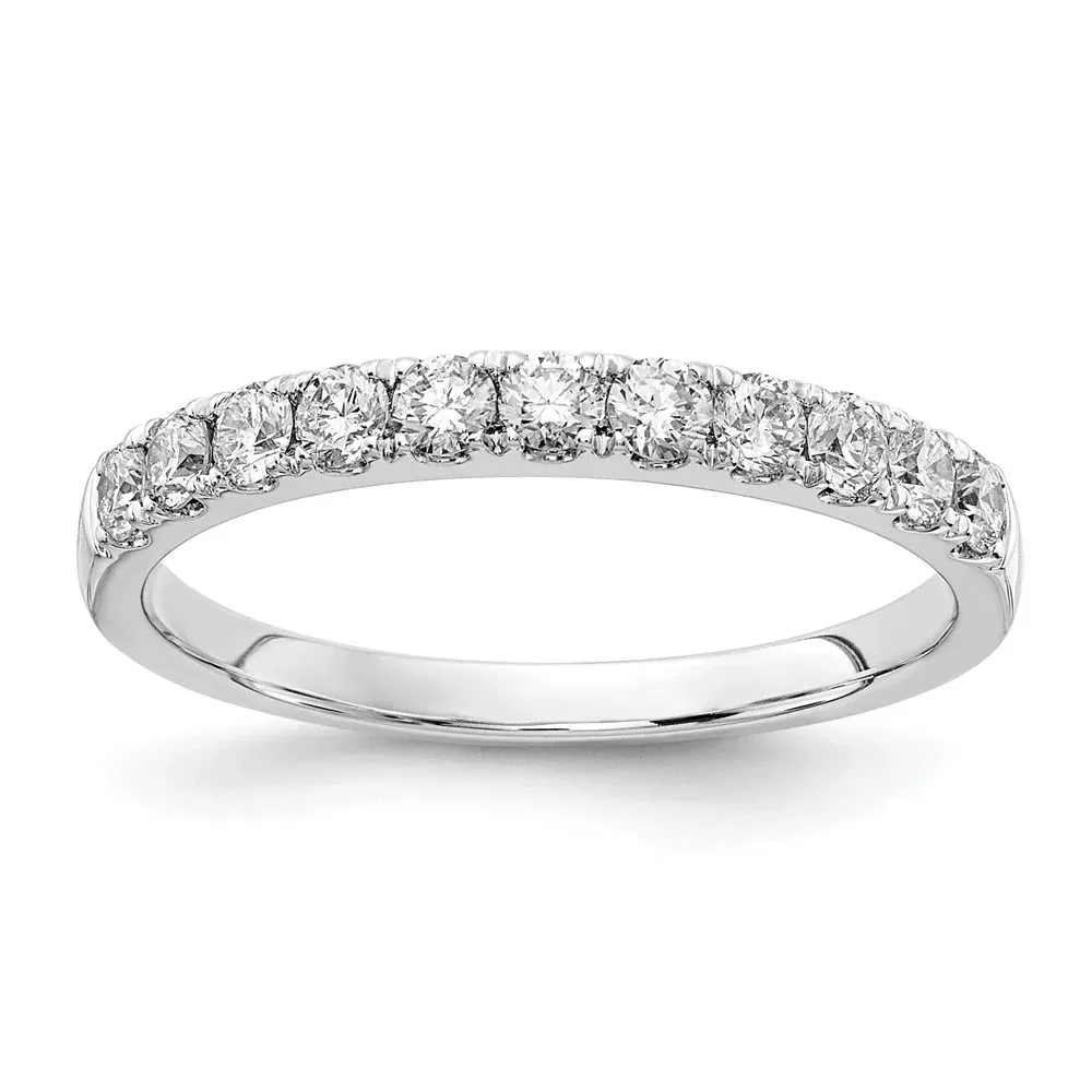 Platinum Lab Grown Diamond VS /SI+ G+ 1 /2ct Wedding Band Ring