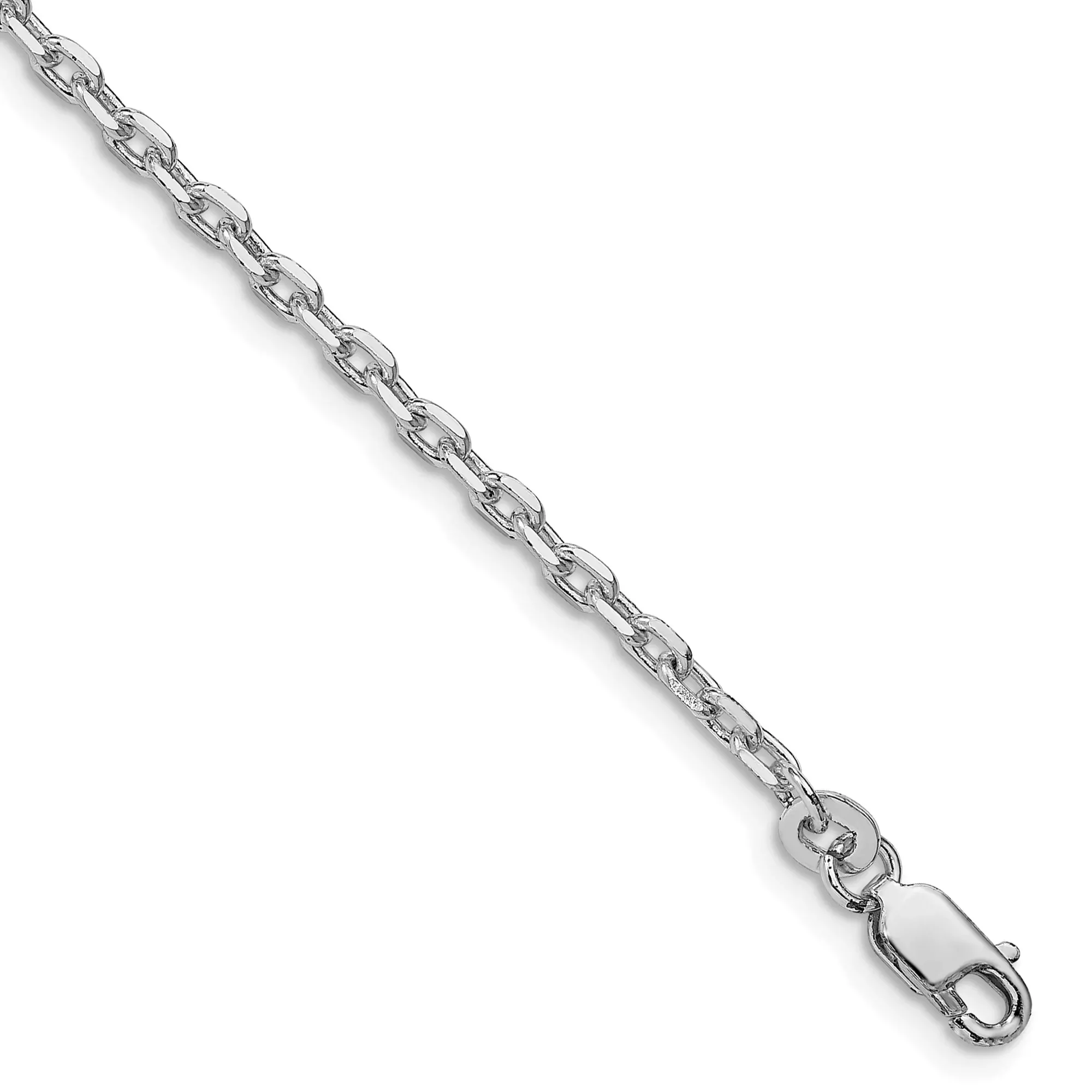 Sterling Silver Cable Chain Bracelet, 2.75 mm