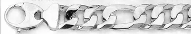 Sterling Silver Hand Made Chain 13.3mm And 26"