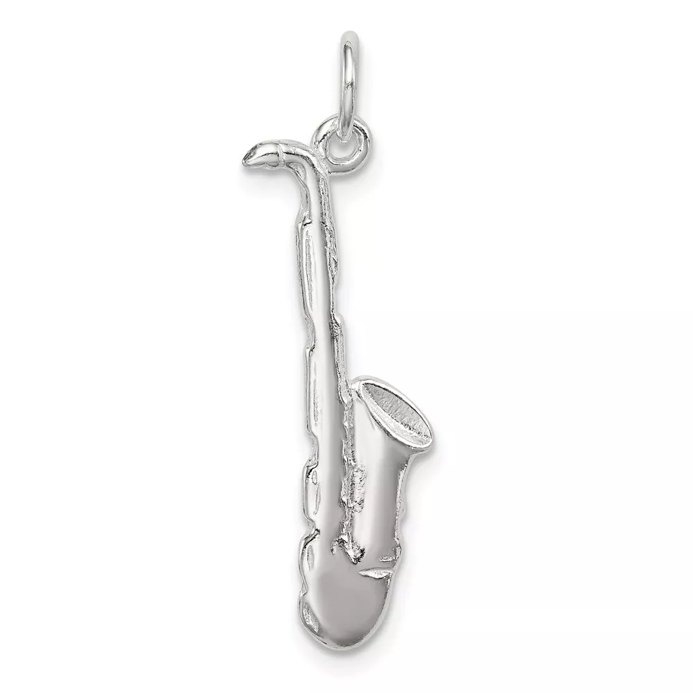 Sterling Silver Saxophone Charm