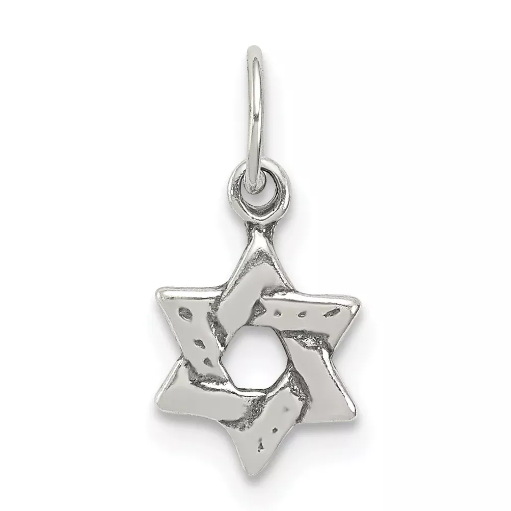Sterling Silver Small Star Of David Charm